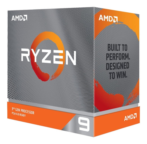 Procesador gamer AMD Ryzen 9 3900XT 100-100000277WOF de 12 núcleos y  4.7GHz de frecuencia