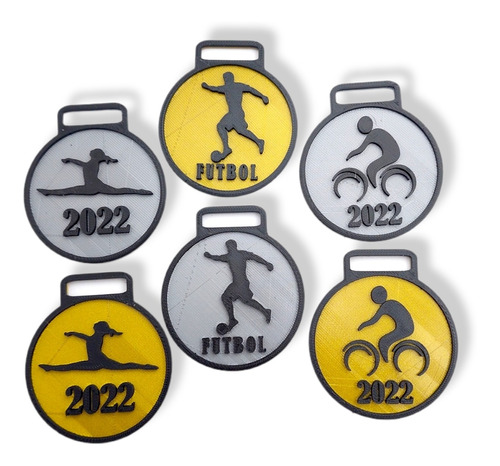 Medallas Personalizadas Deportes Varios X18