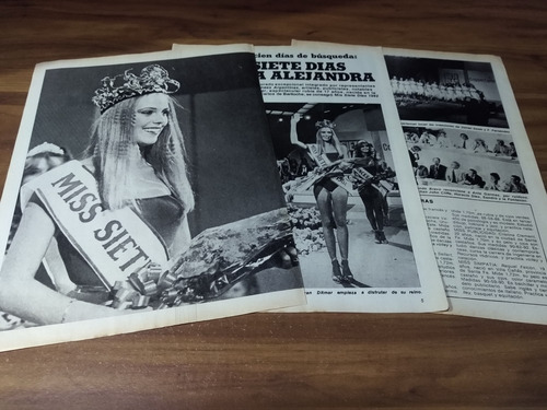 (ak117) Alejandra Van Ditmar * Clippings Revista 3 Pgs 1982 (Usado)