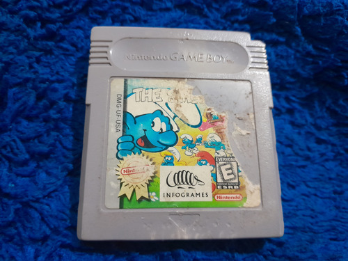 The Smurfs Para Nintendo Game Boy,funcionando.