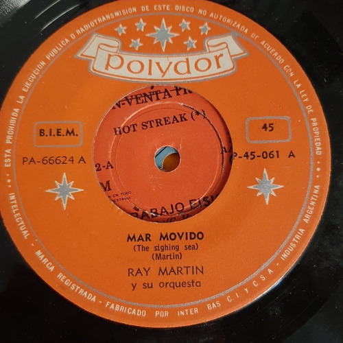 Simple Ray Martin Polydor P - 45 - 061 C18