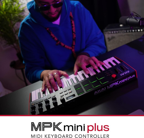 Akai Professional Mpk Mini Plus - Controlador De Teclado...