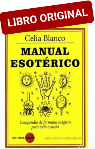 Manual Esotérico ( Libro Nuevo Y Original )