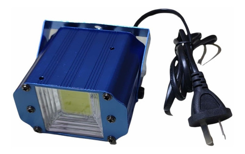 Imagen 7 de 10 de Flash Led Rgb Tricolor 10w Audioritmico Luces Dj Efectos