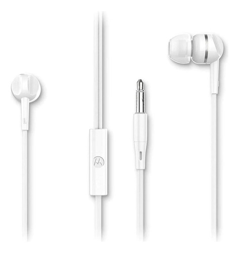 Audifonos Motorola Earbuds 105 In Earjack 3.5mm Blanco
