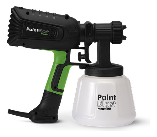 Pistola Para Pintar Paint Blast Max, 400 Watts Color Verde