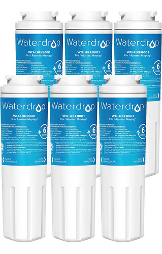 Waterdrop Ukf8001 - Filtro De Agua Para Refrigerador Maytag 