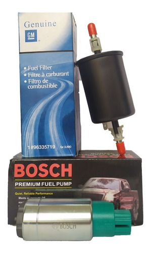 Pila Y Filtro De Gasolina Bosch Para Chevrolet Aveo Año 2010