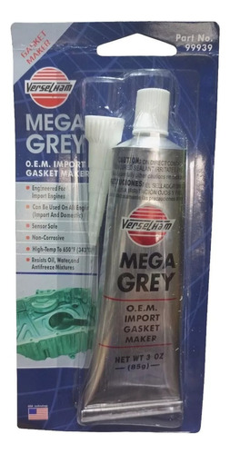 Silicon Gris Alta Temperatura Mega Grey 85g  X5