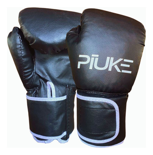 Guante De Boxeo Kick Boxing 8 10 12 14 Oz Box Negro Rojo 