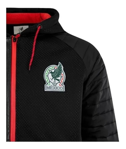 Imagen 4 de 7 de Chamarra Hombre Deportiva Seleccion Mexicana 100% Original