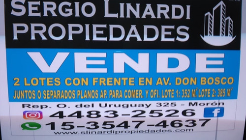 Imagen 6 de 6 de Venta De 2 Lotes Juntos O Separados Con Proyecto Y Planos