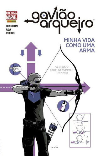 Gavião Arqueiro: Minha vida como uma arma, de Fraction, Matt. Editora Panini Brasil LTDA, capa dura em português, 2016