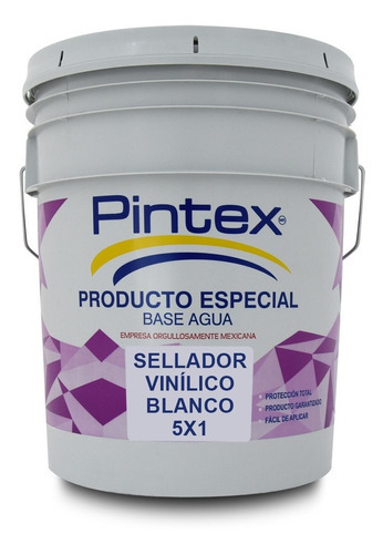 Sellador Vinílico Blanco 5x1 Pintex 19 Litros Int/ext