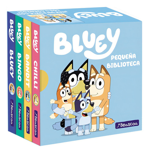 Libro Bluey Pequeña Biblioteca Editorial Beascoa Tapa Dura En Español 2024