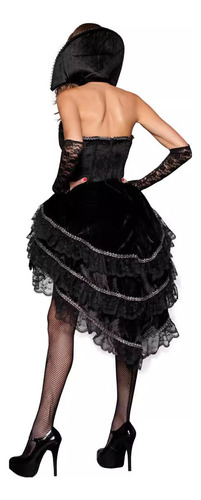 Disfraz De Halloween/disfraz De Vampiro Diablo Negro