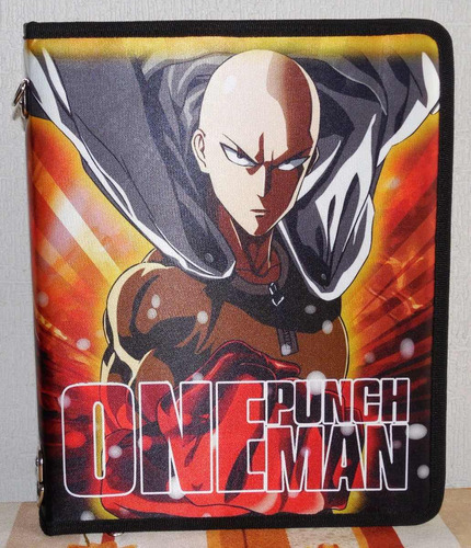 Carpeta Escolar Anime One Punch Man Impresión Sublimada