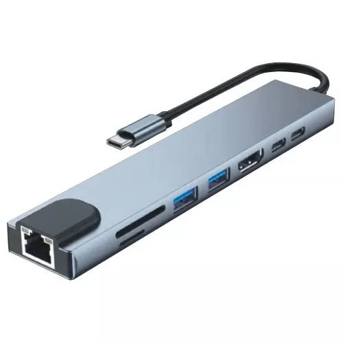 HUB TIPO C , 2 PUERTOS USB 3.0 + 1 PUERTO TIPO C, CABLE 15CM