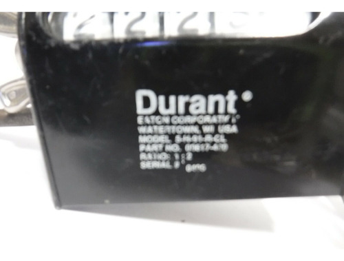 Durant Eaton Model 5-h-7-91-r-cl Counter Module Ratio 1: Cce