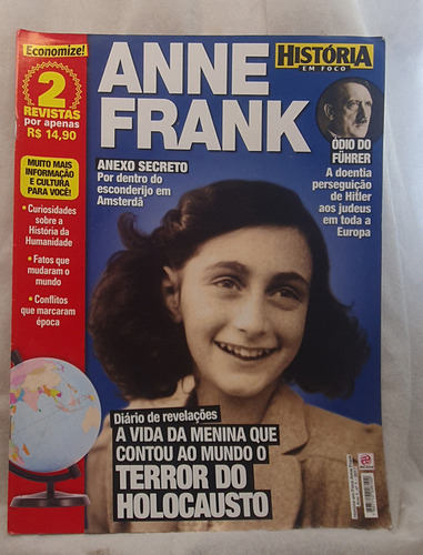 História Em Foco - Anne Frank 1 - Terror Do Holocausto (Usado)