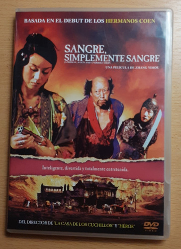 Sangre Simplemente Sangre Dvd Original