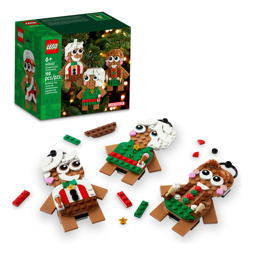 Set Lego Adornos De Pan De Gingerbread Ornaments 40642 190