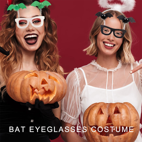 (pl) Óculos De Halloween Óculos De Asa De Morcego Para Festa