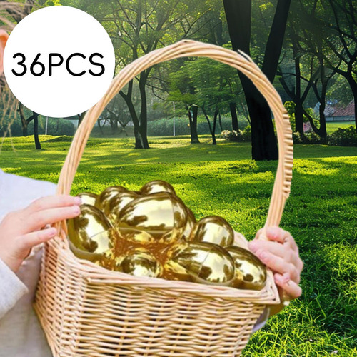 Cbh Huevos De Pascua Dorados, Canastas De , Obsequios, 36