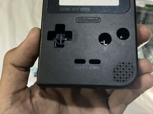 Carcaça Preta Paralela Para Game Boy Pocket Gameboy