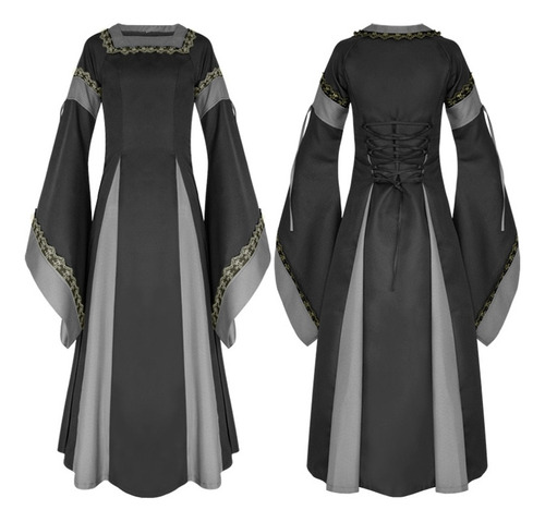 Disfraz De Cosplay Del Siglo Xix Para Mujer, Vestido Medieva