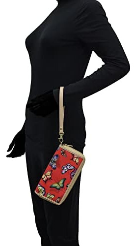Anuschka Cartera De Viaje Con Bloqueo Rfid - Colección Wande