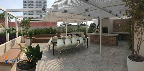 Apartamento Studio 36m Semi-mobiliado Com Lazer Completo No Alto Da Boa Vista - Ap6006