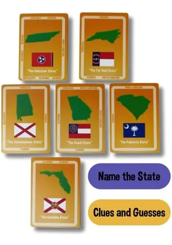 Juego De Estados Y Capitales - Aprende Jugando - Para Todas