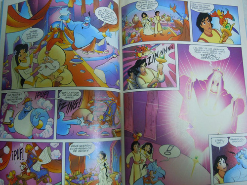 Aladdín Y Los 40 Ladrones Vhs Con Cuento, Clásicos Disney (Usado)