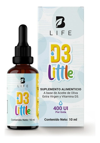 Vitamina D3 En Gotas Para Niños Con 300 Gotas B Life