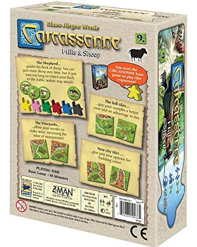 Expansión Del Juego De Mesa Carcassonne Hills & Sheep: ¡admi