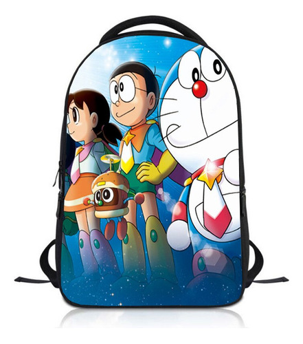 Mochila Escolar For Niños Con Diseño De Anime Doraemon