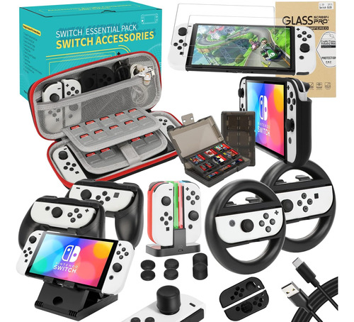 Kit De Accesorios Para Nintendo Switch Oled Paquete De Juego