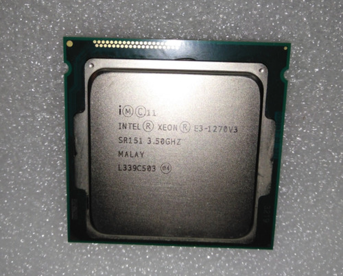 Imagem 2 de 7 de Intel Xeon E3 1270 V3 Usado, Sem Cooler, 4/8 Similar I7 4770