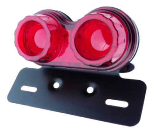 Luz De Freno Y Giro Para Moto Con Soporte Redondo 12 Volt