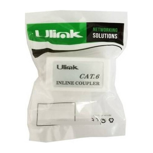 Pack 5 Copla Rj45 Cat6 Lan Hembra Extensión Cable Red Ulink