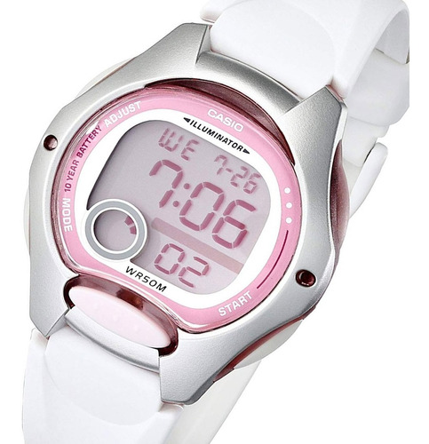 Reloj Mujer Casio Lw-200-7a Rosado Digital / Lhua Store