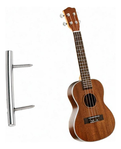 Cadena De Guitarra Retenedor De La Barra De La Barra Plata