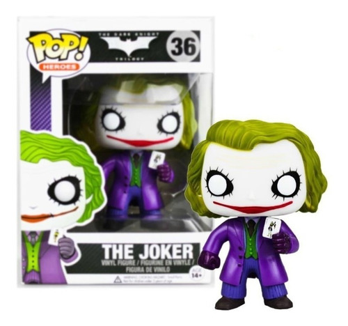 Funko Pop #36 Joker Batman The Dark Knight 100% Original
