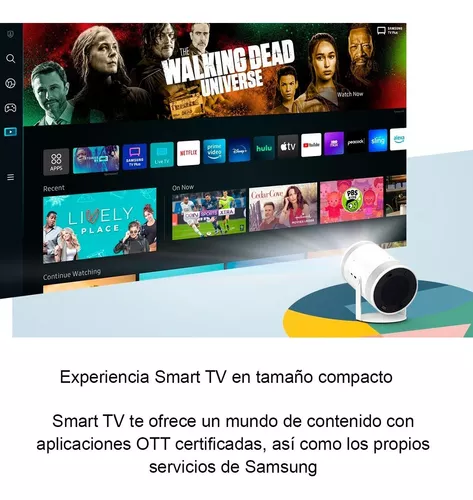 Proyector smart tv portatil 30 a 100 marca samsung