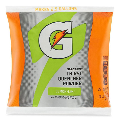 Gatorade En Polvo - 9.5 L, Lima Limón - 32/paq