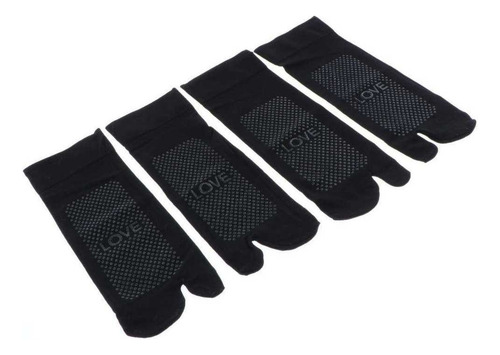 2pair Japón Tabi Calcetines Split 2 Dedo Sandalias Zapatilla