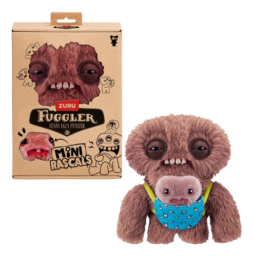 Peluche Zuru Fuggler Mini Rascals Double Trouble Squidge