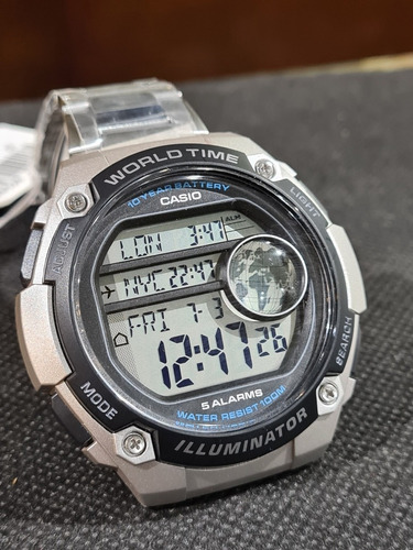 Reloj Hombre Casio Acero Multifuncion Ae3000wd-1avdf