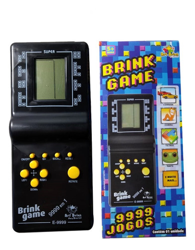 Imagem 2 de 5 de Mini Game De Bolso Retro 9999 Jogos Corrida Tetris Portátil